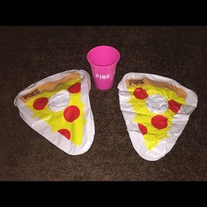 PINK cup and floaties